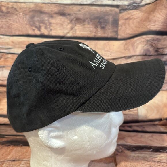 American State Bank Texas Tech Red Raiders Black Hat Cap Strapback One Size - Picture 3 of 8